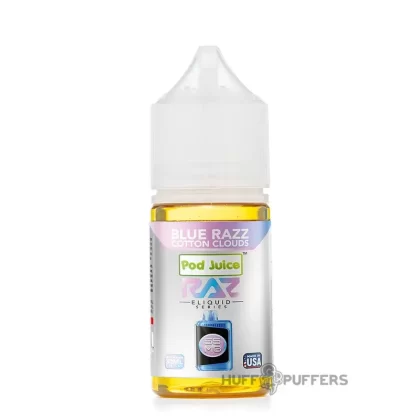 Pod Juice X Raz Salt – Blue Razz Cotton Clouds 30mL - Vape Product, Vape Product (2F9A08)
