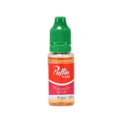 Watermelon Splash E-Liquid by Puffin E-Juice - Size#15ml~Nicotine#0MG>6MG>12MG>18MG>24MG