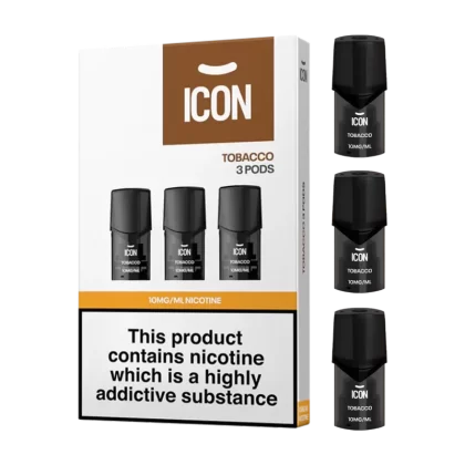 ICON Vape Tobacco Pods (Pack of 3) - Ecigwizard