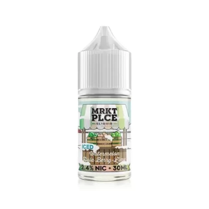 30ML | Iced Watermelon Hulaberry Lime by MrktPlce Salts - Size#30ML~Strength#24MG>48MG (5C0D17)