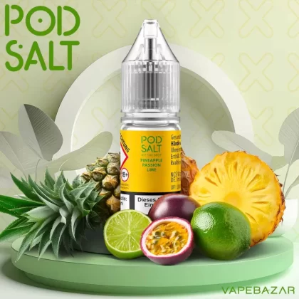 Pod Salt X Nikotinsalz Liquid – Pineapple Passion Lime - Vapebazar