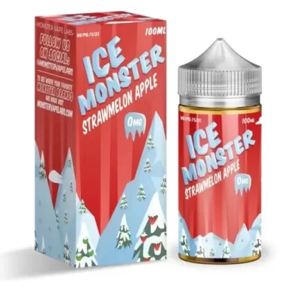 Strawmelon Apple E-Liquid by Ice Monster - Size#100ml~Nicotine#3MG>6MG
