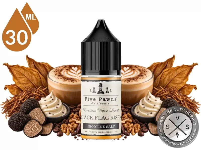 Black Flag Risen Five Pawns Salt 30ml