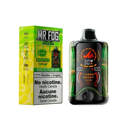 Mr Fog Aura 60K Disposable Vape Nicotine Free – Magnetic Worm - Strength#NICOTINE FREE>NICOTINE FREE (ONT-TAX)