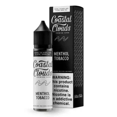 Menthol Tobacco Coastal Clouds 60mL - Nicotine Level#0mg>3mg>6mg