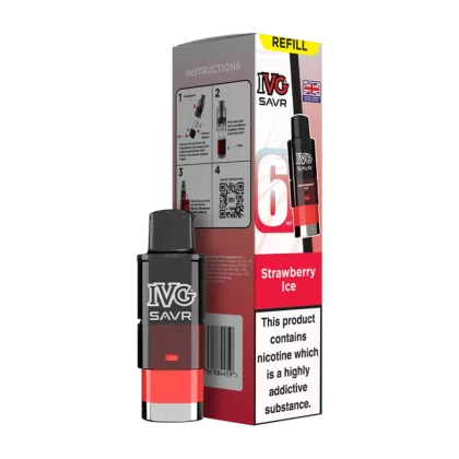 Strawberry Ice IVG SAVR Refill Pack - Vapeshop Co