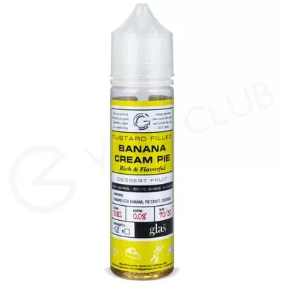 Banana Cream Pie Shortfill E-Liquid by Glas Basix 50ml