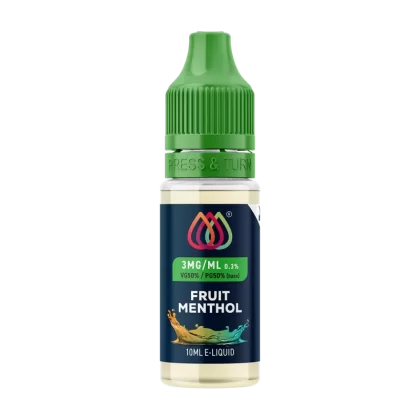 Fruit Menthol E-Liquid by Aquavape - 10ml - 3mg - Vape Product (474A55)
