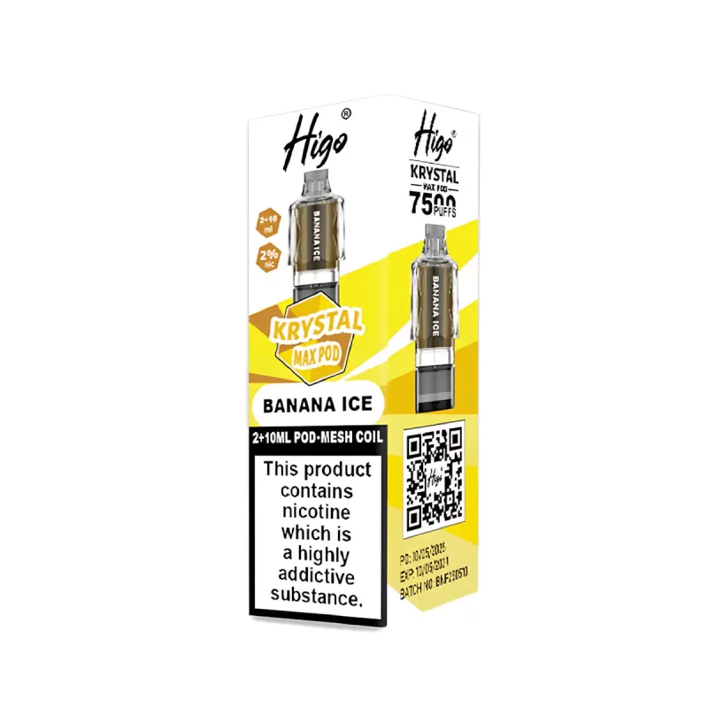 Higo Krystal Max 7500 Prefilled Pods - Pineapple Ice - Image 2