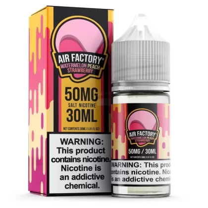 Air Factory Salt Watermelon Peach Strawberry eJuice - Vape Store