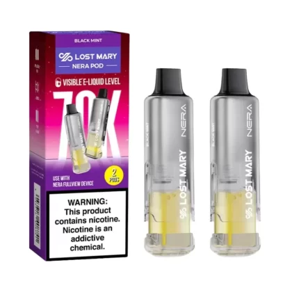 Black Mint Lost Mary Nera Fullview 70K Disposable Pods