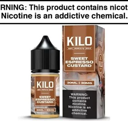 Sweet Espresso by KILO Salt Nic 30ML - Vape Product, Vape Product
