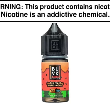 MELON MEDLEY WATERMELON BY BLVK MELON SALT 30ML - Vapejuice