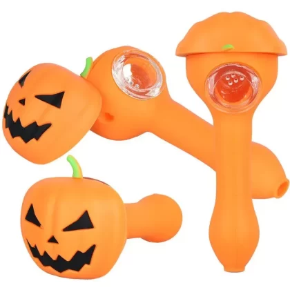 5″ Pumpkin Silicone Hand Pipe