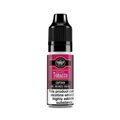 Dinner Lady Select Tobacco Captain Nic Salt - 20mg