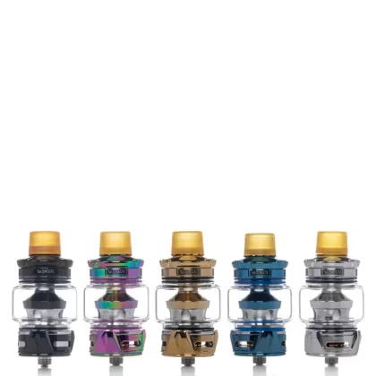 Uwell Valyrian 4 Sub Ohm Tank - Glossy Black, Neon Rainbow (D83A3D)