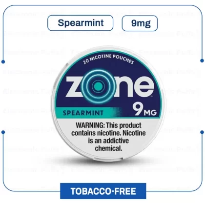 Buy zone Spearmint 9MG Nicotine Pouch Online | Eletronicpuff - Vape Store