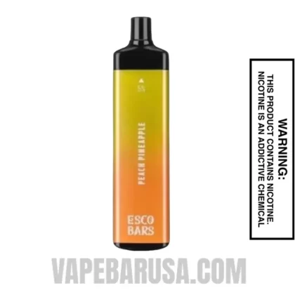 Peach Pineapple Esco Bars 5000 Puffs Disposable Vape