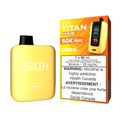 STLTH TITAN MAX - Banana Ice - 20 mg/mL (wholeseller) - Excise ON, 20 mg/mL - ON (2E98BC)