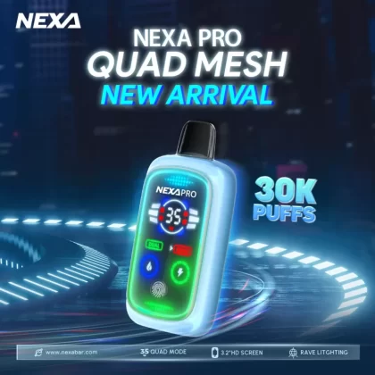 NEXA Pro 30K Puff Disposable Device - 30000 Puffs - Peach Mango Watermelon