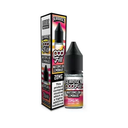 Watermelon Lemonade Nic Salt E-Liquid by Seriously Pod Fill - 20 mg - High Strength