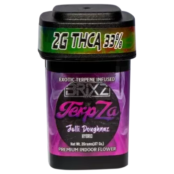 BRIXZ NYC TerpZa 33% THCA Flower – Exotic Flavor Enhanced Indoor Flower 2g