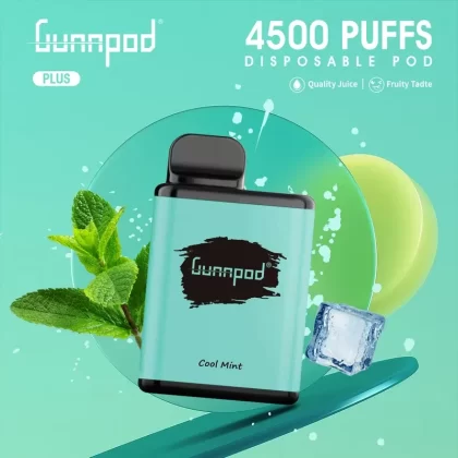 Original Gunpod Plus Disposable Vape Pen Device 4500 Puffs 1400mah ( )