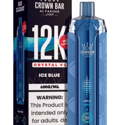 Ice Blue AL Fakher Crown Bar Crystal V2 12000