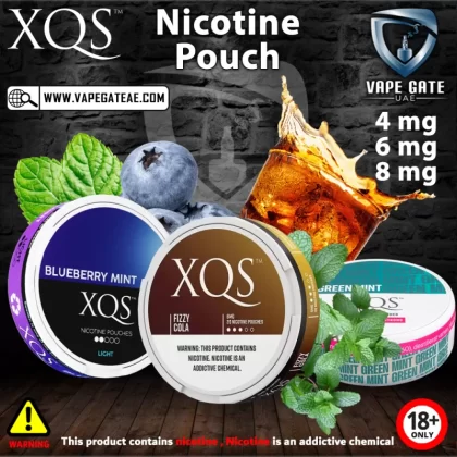 XQS Nicotine Pouches - 4 mg / Fizzy Cola