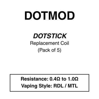 DotMod-DotStick-Replacement Coils - Vapeys Co Nz