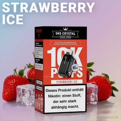 SKE Crystal Edge 10k – Strawberry Ice - 20mg/ml