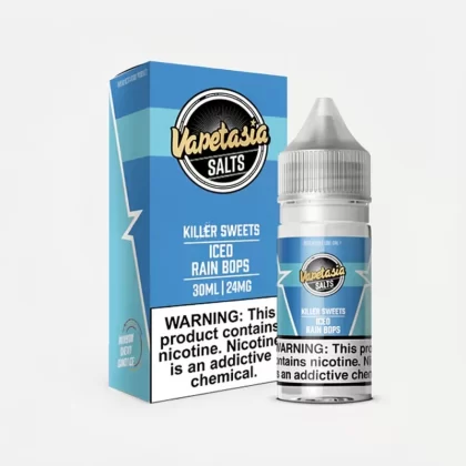 ICED Rain Bops SALT – Vapetasia – 30mL, Made in USA Nic Salt
