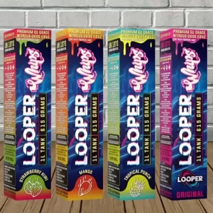 Looper Whips Flavored Nitrous Oxide Tank 1L 615g