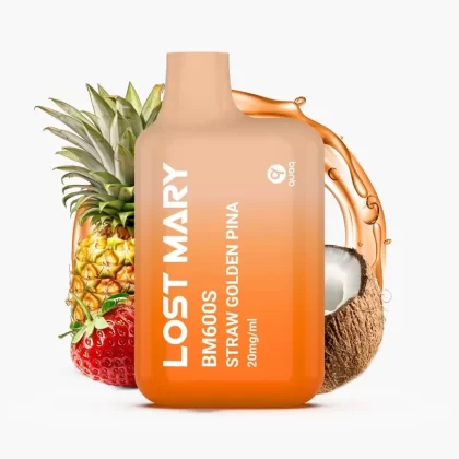 LOST MARY BM600s | Straw Golden Pina ?| Mini Einweg Vape