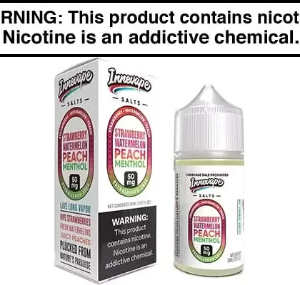 STRAWBERRY WATERMELON PEACH MENTHOL BY INNEVAPE SALTS 30ML - Vapejuice