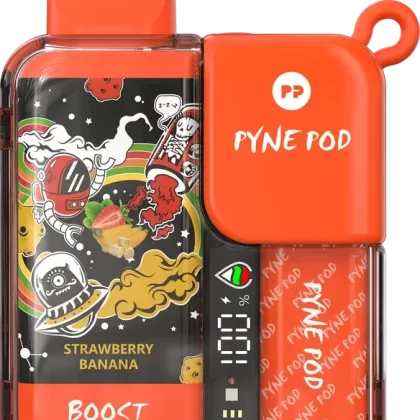 Pyne Pod Boost Disposable Vape – Strawberry Banana