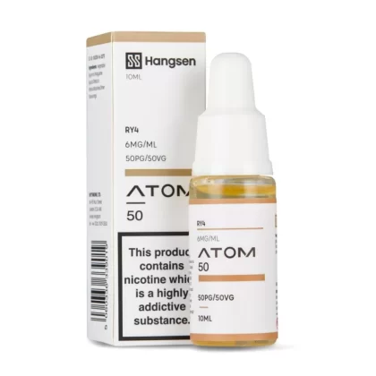 Hangsen 50/50 RY4 Tobacco 10ml Vape Juice - 10 Pack - Strength 12mg