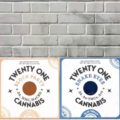 Twenty One Cannabis Live Resin Blend Disposable 4ml
