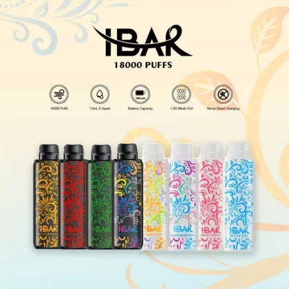 IBAR 18K Puff Disposable Device - 18000 Puffs - Blueberry Watermelon