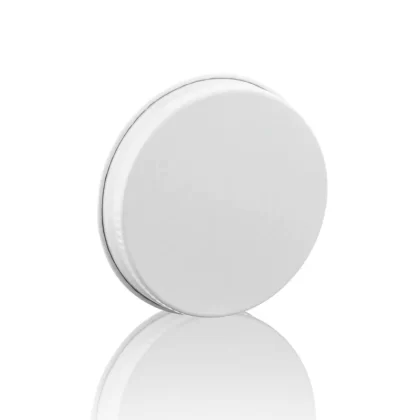 Metal Caps | Ridged Lid w/ Plastisol Liner | 53mm – White