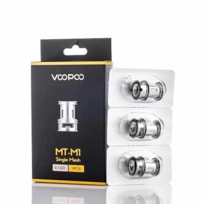 VooPoo MT M1 Coils – 0.13 ohm Single Mesh – 3pcs For VooPoo Maat Kit - VooPoo / 0.13 Ohm / 3 Coils