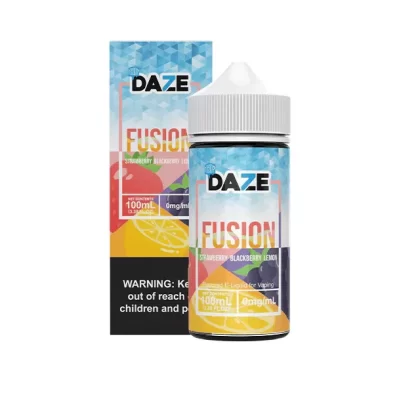 Sale $12.00 – Strawberry Blackberry Lemon Iced by 7Daze Fusion 100mL - Cheapvape Deals