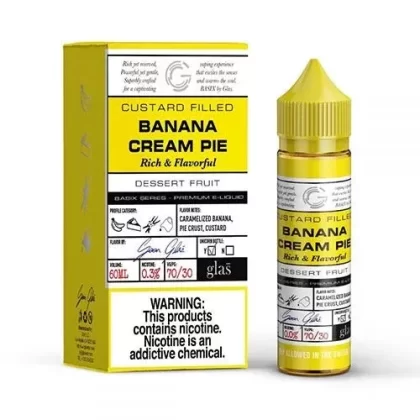 Glas – Basix Series – Banana Cream Pie 60ml - Size/Strength#60ml - 0mg>60ml - 3mg>60ml - 6mg (E98E76)