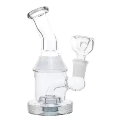 Silver Matrix Mini Bong – 5in - Ejuicewarehouse