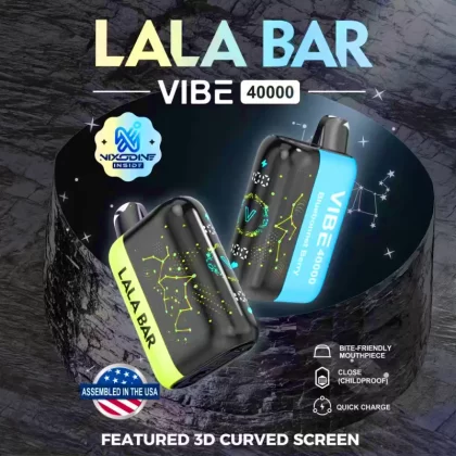 Nixodine Edition | LALA BAR VIBE 40K Disposable Device - 40,000 Puffs - Strawberry Watermelon