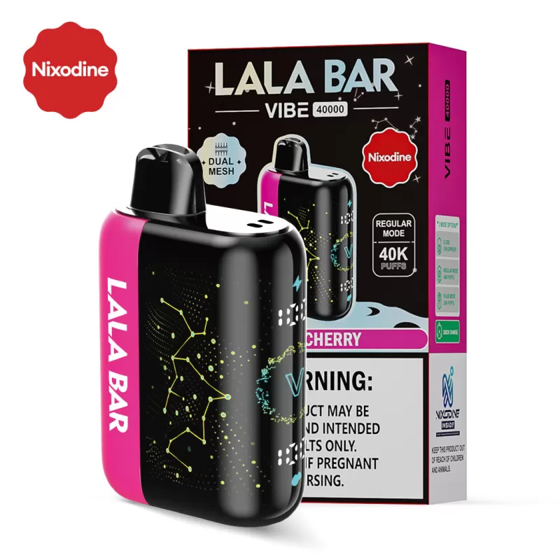 Nixodine Edition | LALA BAR VIBE 40K Disposable Device - 40,000 Puffs - Strawberry Watermelon - Image 2