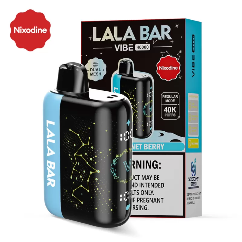 Nixodine Edition | LALA BAR VIBE 40K Disposable Device - 40,000 Puffs - Strawberry Watermelon - Image 3