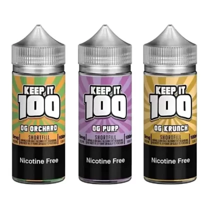 Keep It 100 E-Liquid 100ml Shortfill