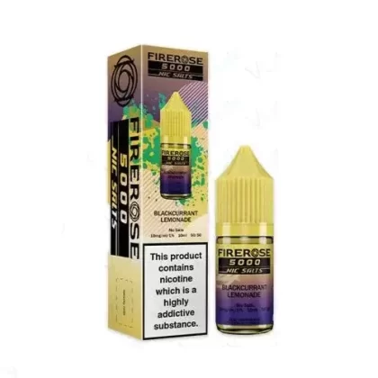 Blackcurrant Lemonade Nic Salt E-Liquid by Elux Firerose 5000