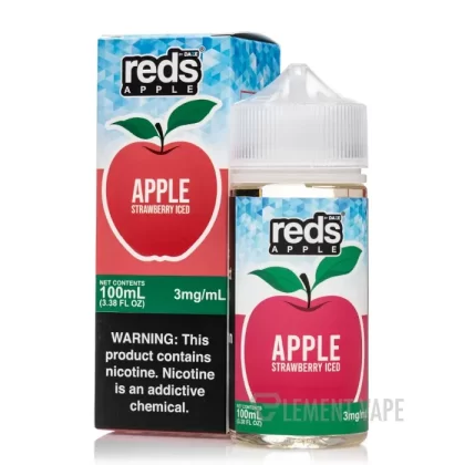 ICED STRAWBERRY – Red’s Apple E-Juice – 7 DAZE – 100mL